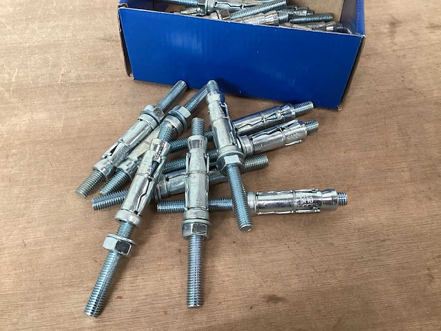 Ufast usa1070p keilbout + moer, m10/60x16 (1400x) - afbeelding 2 van  3