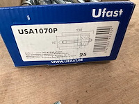 Ufast usa1070p keilbout + moer, m10/60x16 (1400x) - afbeelding 1 van  3