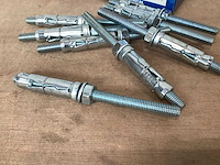 Ufast usa1090p keilbout + moer, m10/60x16 (800x) - afbeelding 2 van  3