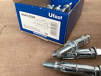 Ufast usa1250p keilbout + moer, m12/75x20 (720x) - afbeelding 2 van  4