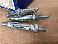 Ufast usa1250p keilbout + moer, m12/75x20 (720x) - afbeelding 3 van  4