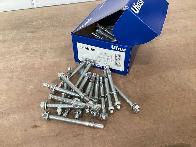 Ufast ut08100 doorsteekanker 8x100, doos 50 stuks (60x) - afbeelding 1 van  4
