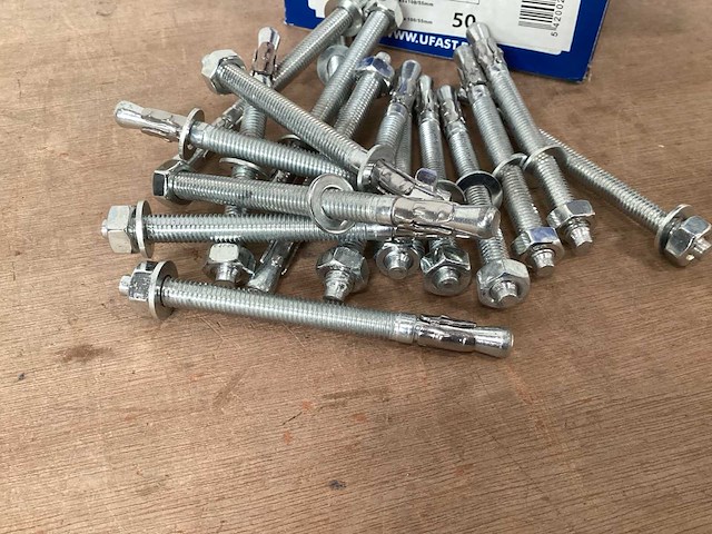 Ufast ut08100 doorsteekanker 8x100, doos 50 stuks (60x) - afbeelding 2 van  4