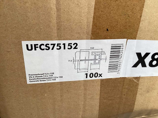 Ufast xxl palletdeal kozijnschroeven, 3 maten (17000x) - afbeelding 6 van  6