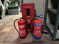 Ufo-flame / kling abc poeder 6 kg brandblusser (2x) - afbeelding 1 van  6