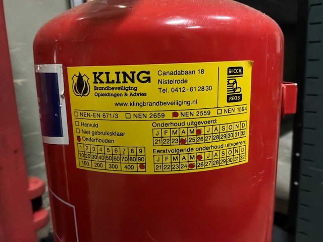 Ufo-flame / kling abc poeder 6 kg brandblusser (2x) - afbeelding 6 van  6