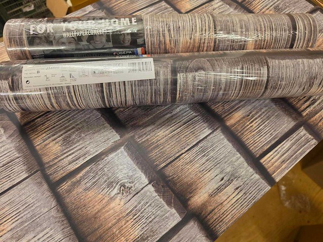 Ugepa houtlook vinylbehang (33x) - afbeelding 1 van  3