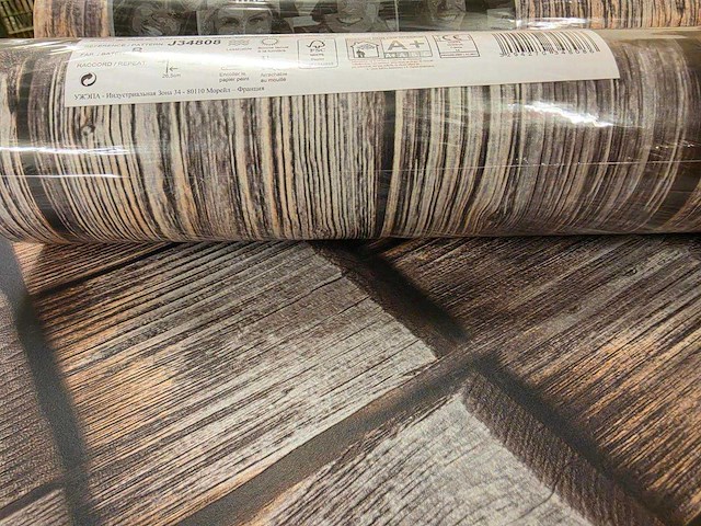 Ugepa houtlook vinylbehang (33x) - afbeelding 2 van  3