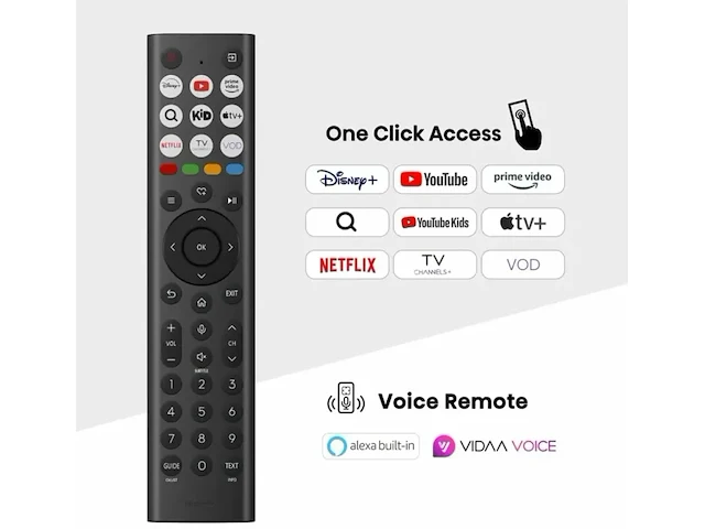 Uhd 4k tv hisense , 75a6q - afbeelding 3 van  5