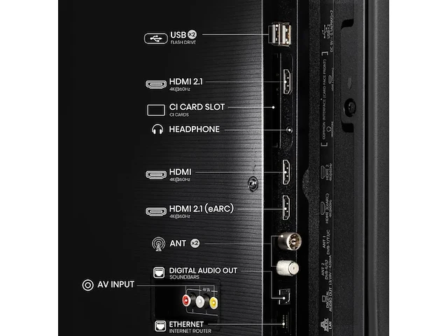 Uhd 4k tv hisense , 75a6q - afbeelding 4 van  5