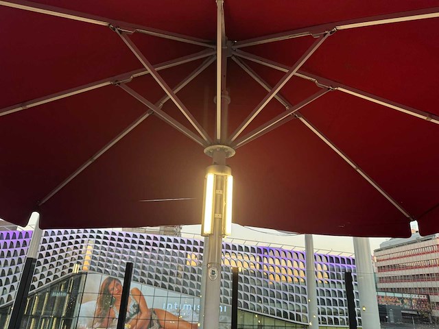 Uhlmann - parasol met verlichting (4x3 meter) - afbeelding 8 van  8