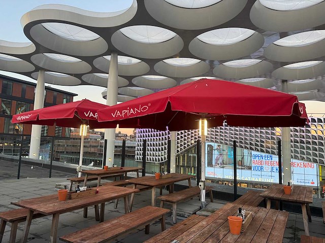 Uhlmann - parasol met verlichting (4x3 meter) - afbeelding 4 van  8