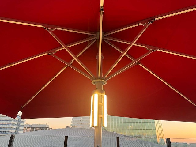 Uhlmann - parasol met verlichting (4x3 meter) - afbeelding 3 van  8