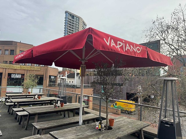 Uhlmann - parasol met verlichting (4x3 meter) - afbeelding 3 van  8