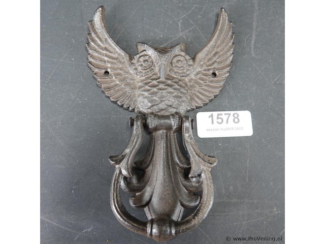 Uil als deurklopper - afbeelding 1 van  5