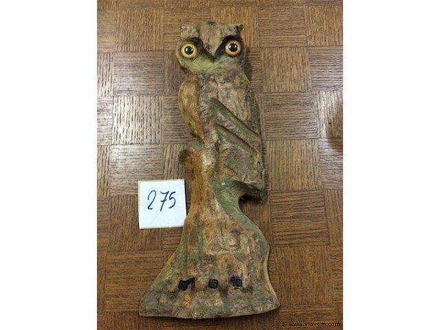 Uil hout - afbeelding 1 van  2