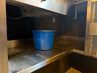 Uitgifte balie met bain-marie en kasten - afbeelding 3 van  14