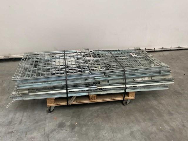 Uitklapbare palletkooi 1200x1000x900mm (5x) - afbeelding 2 van  3
