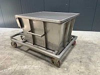 Uitlekbak op verrijdbaar frame - afbeelding 2 van  4