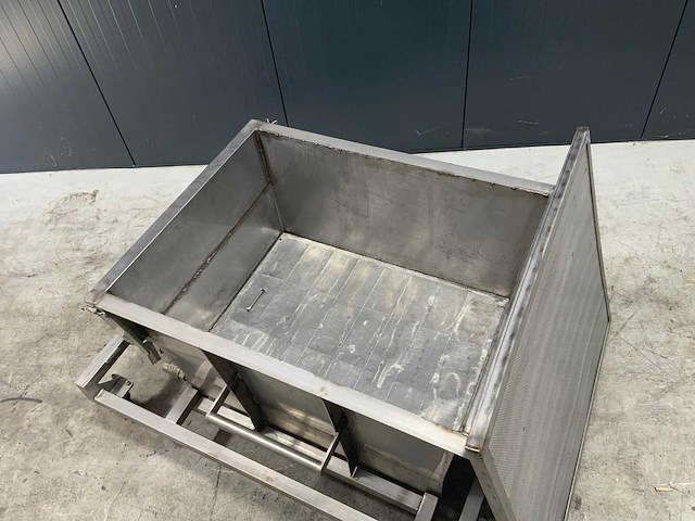 Uitlekbak op verrijdbaar frame - afbeelding 3 van  4