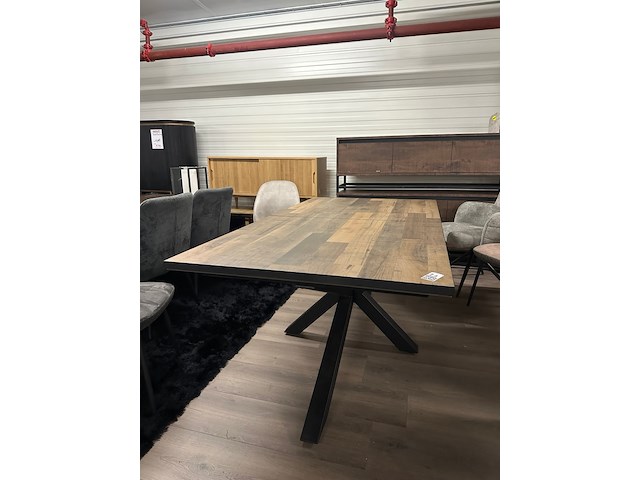 Uitschuif tafel sardinië 180cm, happy@home, hpl, driftwood - afbeelding 2 van  4