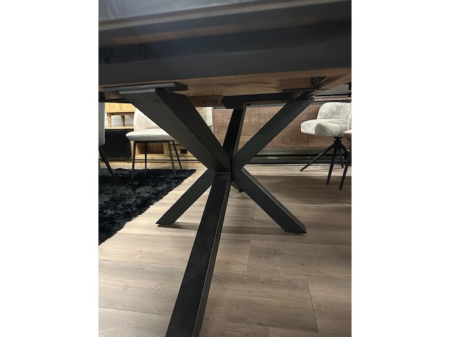 Uitschuif tafel sardinië 180cm, happy@home, hpl, driftwood - afbeelding 3 van  4