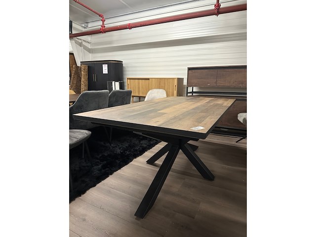 Uitschuif tafel sardinië 180cm, happy@home, hpl, driftwood - afbeelding 4 van  4