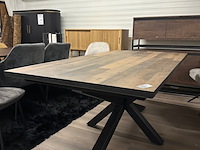 Uitschuif tafel sardinië 180cm, happy@home, hpl, driftwood - afbeelding 4 van  4