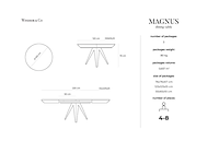 Uitschuifbare eettafel, windsor & co , magnus - afbeelding 8 van  9