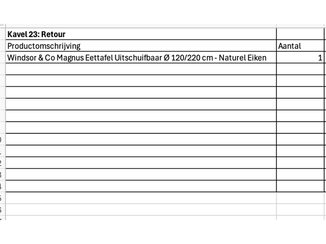 Uitschuifbare eettafel, windsor & co , magnus - afbeelding 9 van  9