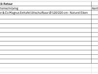 Uitschuifbare eettafel, windsor & co , magnus - afbeelding 9 van  9