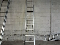 Uitschuifbare ladder 2x10 treeds