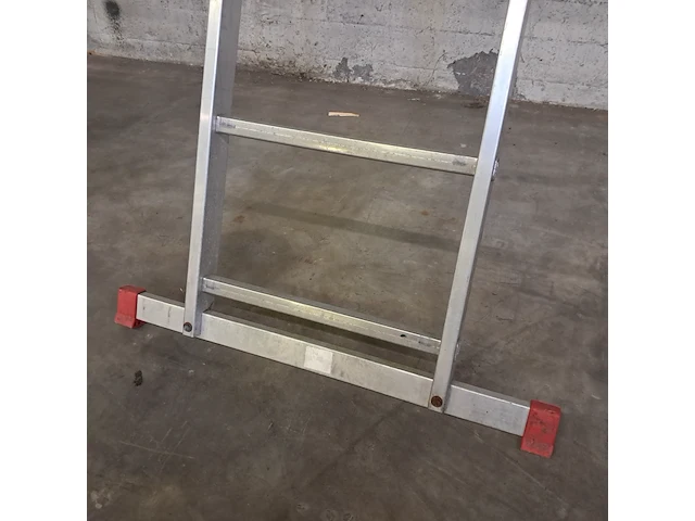 Uitschuifbare ladder 2x10 treeds - afbeelding 3 van  5