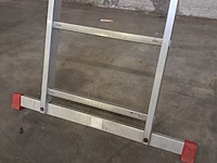 Uitschuifbare ladder 2x10 treeds - afbeelding 3 van  5