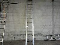 Uitschuifbare ladder 2x14 treeds, altrex