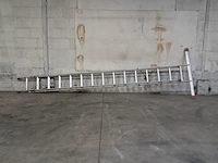 Uitschuifbare ladder 2x14 treeds