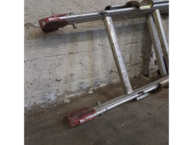 Uitschuifbare ladder 2x14 treeds - afbeelding 5 van  5
