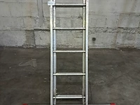 Uitschuifbare ladder 2x14 treeds - afbeelding 2 van  6
