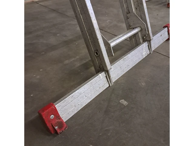 Uitschuifbare ladder 2x14 treeds - afbeelding 4 van  6