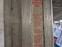 Uitschuifbare ladder 2x14 treeds - afbeelding 5 van  6