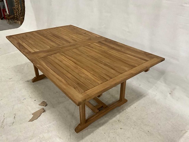 Uitschuifbare tuintafel 200 cm. - afbeelding 2 van  3