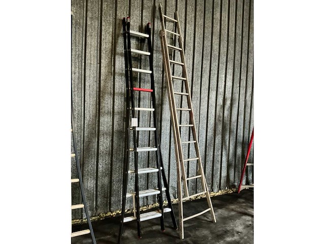 Uitschuifladder (2x) - afbeelding 2 van  4