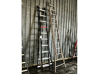 Uitschuifladder (2x) - afbeelding 2 van  4