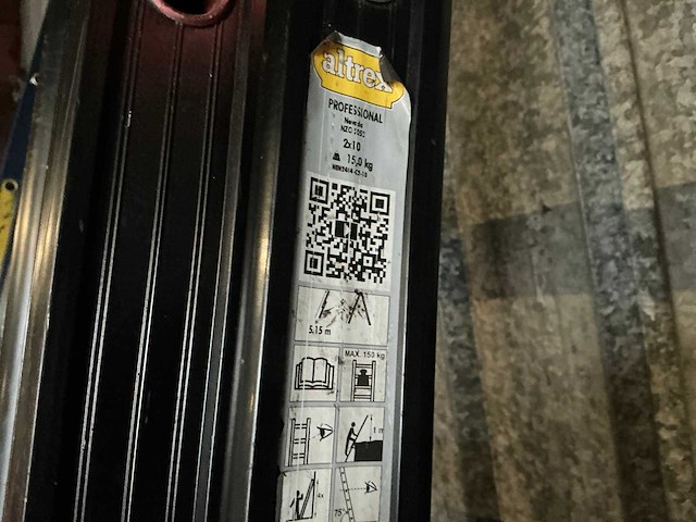 Uitschuifladder (2x) - afbeelding 3 van  4