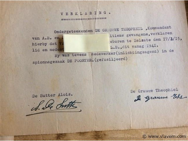 Uittreksels verzetstrijders - afbeelding 3 van  4