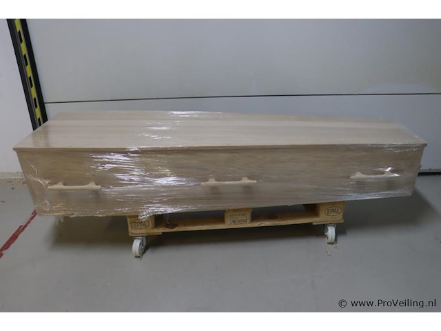Uitvaartkist | model basis eiken - afbeelding 2 van  5