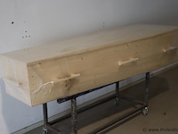 Uitvaartkist | model linalite basis vuren 1x b - 1x l - afbeelding 2 van  8