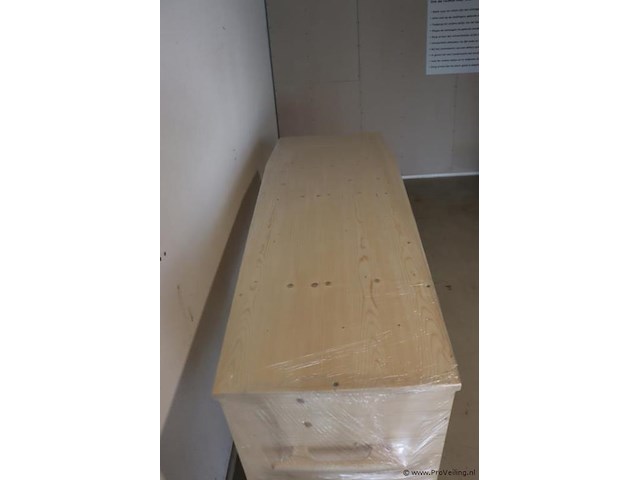 Uitvaartkist | model linalite basis vuren 1x b - 1x l - afbeelding 5 van  8