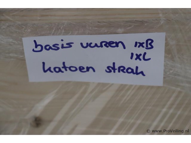 Uitvaartkist | model linalite basis vuren 2x b - 1x l - afbeelding 6 van  7