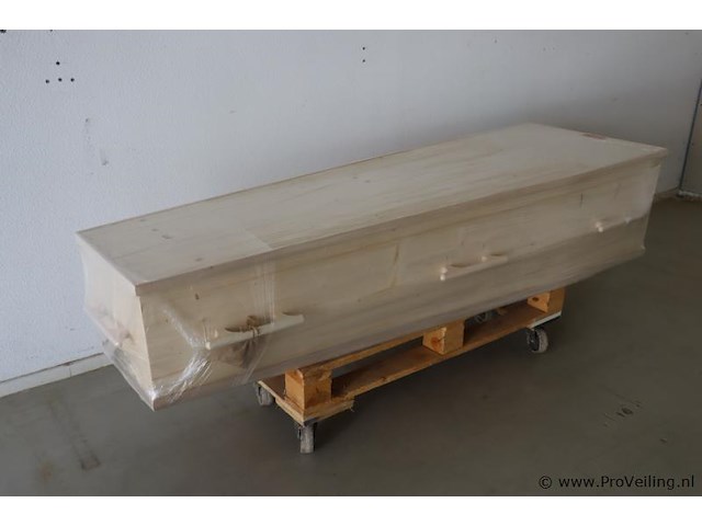 Uitvaartkist | model linalite plus vuren 1x b - afbeelding 2 van  7